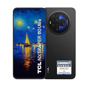 TCL NXTPAPER 60 Ultra 5G Android-Smartphone, 7,2 Zoll FHD+ 120 Hz NXTPAPER Display, 12 GB RAM + 256 GB ROM, Smartphone mit Augenschutz, papierähnliches Display, 5200-mAh-Akku, Nebula Black