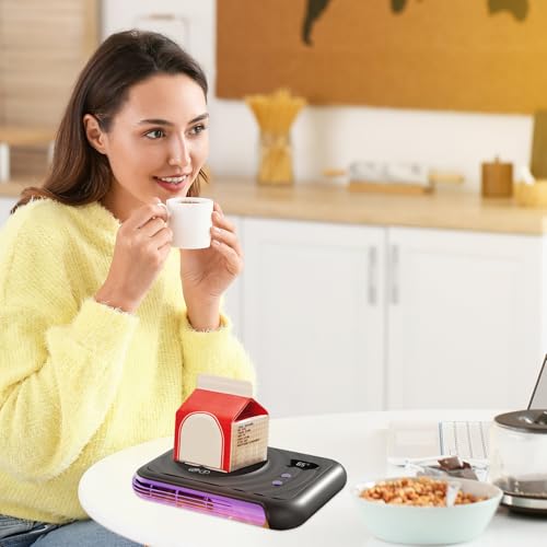 Calentador de bebidas 2 en 1 para mantener la leche caliente sin microondas 4