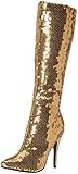 Ellie Shoes Women's 511-Tin Boot, Gold, 9 M US