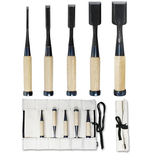 KAKURI Japanese Wood Chisel Set...