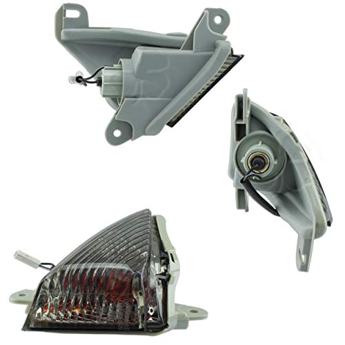 Front Turn Signal Nocut For Kawasaki Ninja Zx 6R 10R 14 Euro Light Blinker Smoke #TOP1