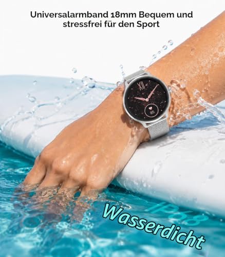 PROTKPETS Smartwatch für Damen,Antwort/Anruf,1,27''Ultra-klarer Bildschirm – Ansicht 6