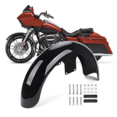 Bravema 19 Inch Motorcycle Front Fender Wheels Wrap Front Fender Fit For Harley Touring Road King Road Glide Electra Glide Street Glide #TOP4