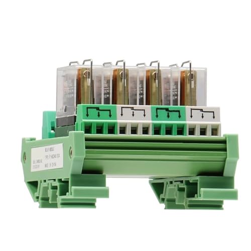 Módulo de relé de 4 canales NG2R de 12V AC DC y control SPDT 1NO 1NC 6