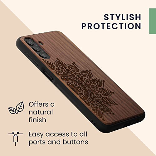 image for kwmobile Wood Case Compatible with Samsung Galaxy A13 5G - Phone Case 