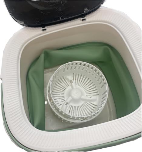 Image of Portable Washing Machine, Upgraded Foldable Washer with Spin Basket,Perfect for Apartment, Dorm, Hotel, Travel & Camping