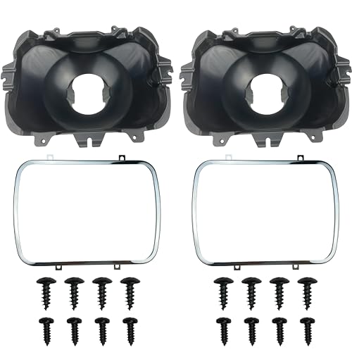2PCS 42437,Headlight Bucket Kit,5X7 Headlights Mounting fit for Pontiac Chevrolet