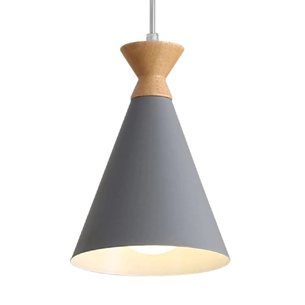 Lustre de personnalité E27 Luminaire Suspendu Fer Gain de Place