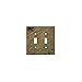 Big Sky Carvers 30170440 Bear and Tracks Double Switch Plate
