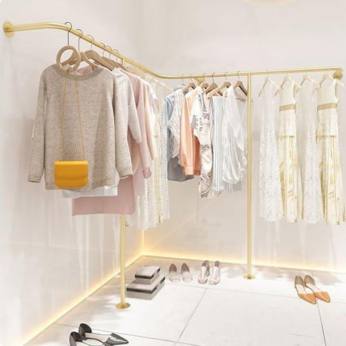 Expositor comercial con barra para colgar ideal para tiendas y hogares modernos