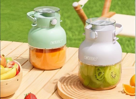 TELANPU Personal Blenders for Shakes and Smoothies with 27oz Cup, Lid and Shoulder Strap, Type-C USB Rechargeable, Personal Size Blenders BPA-free for Gym/Travel/Kitchen (Green)