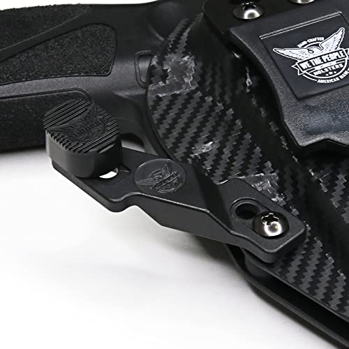 We The People Holsters - Modwing Holster Claw Kit - Left & Right Hand Light Concealment Wing for IWB Holsters - Kydex Holster Claw with Hardware Kit - Adjustable Depth & Angle - Gray