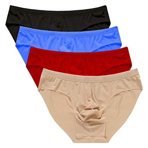 YATEEN Ice Silk Underwear Briefs Cover