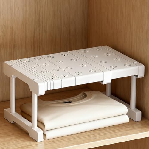 Organizador de armario apilable estantes