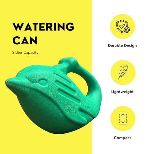 Image of YUVCON Watering Can, Made of Durable Plastic, Light-Weight, Clean & Even Water Flow, Useful for Both Indoor & Outdoor, Watering Can for Garden and Plants (2 Liter)