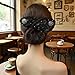 Hair Bun Maker, French Bun, 15.13 Inches Styling Tool, Elastic Hairstyling Accessory for Beginners Beauty Lovers Daily Updo Wearers Busy Professionals Fashion Enthusiasts, Black/brown
