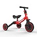 besrey 5 en 1 Triciclos para Niños, Bicicleta de Equilibrio de 1-3 años, Pedal Desmontable portátil,Altura del Asiento Regulable
