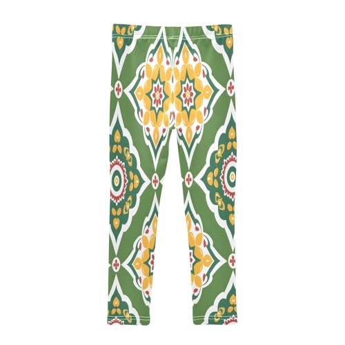 Toddler Girls Leggings Printed Yoga Pants Leggings Patola Design Bandhani for Kids2