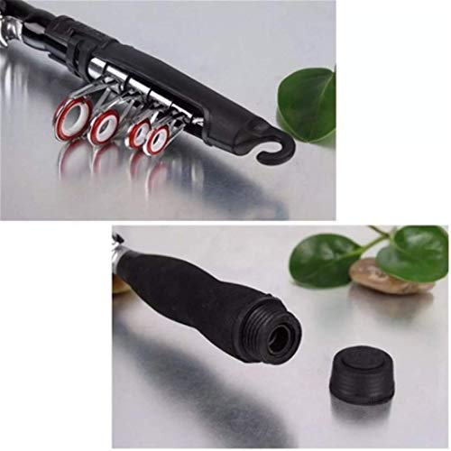 BJH Angelrute Super Hard Mini Angelrute 1m-2,3m FRP EIS Angelrute Fluss- und Seefischerei Ausrüstung Praktisches… – Bild 5