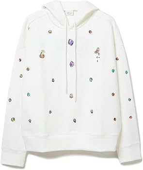 Amazon.co.jp: 米津玄師 ツアーグッズ 変身 宝石パーカー 白 ホワイト Amazon.co.jp: 米津玄師 ツアーグッズ 変身 宝石パーカー 白 ホワイト