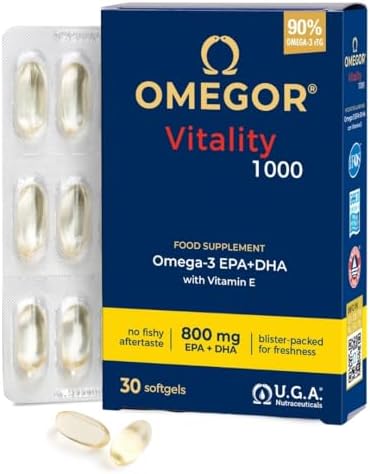 Omega 3 IFOS 5 Star OMEGOR Vitality 1000 - Omega3 EPA 535mg and D...