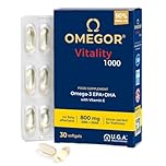 Omegor - Omega-3 Fish Oil 1000mg | The only Omega 3 IFOS Certified 5 Stars Since 2006 | Omega 3 Supplement with 800mg EPA and DHA per Capsule | 90% Omega3 rTG Fish Oil | 30 Capsules