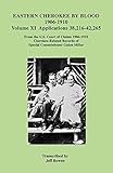  Eastern Cherokee by Blood, 1906-1910, Applications 38,216-42,265: from the U.S. Court of Claims, 1906-1910 : Cherokee-related Records of Special Commissioner Guion Miller