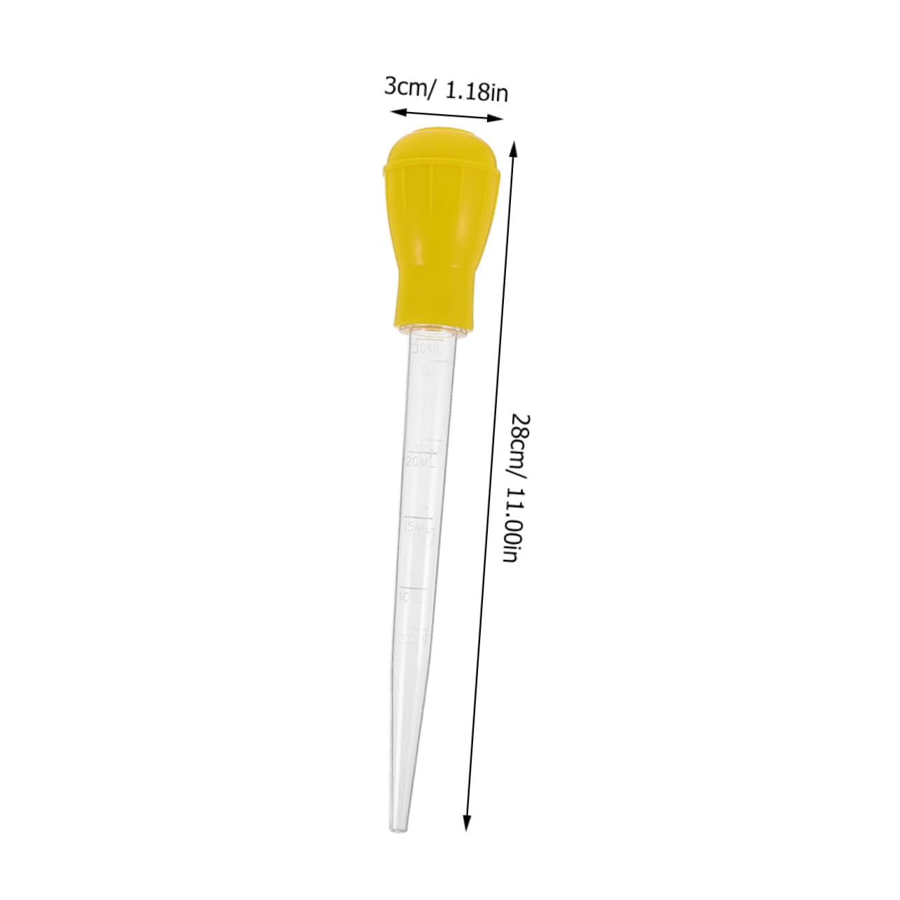 PRETYZOOM Practical Meat Baster Bbq Dripping Tool Turkey Baster Injector Set Essential Kitchen Supplies for Oil Control
