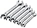 SK 378 SuperKrome 6-Point 9-Millimeter to 21-Millimeter 15-Degree Offset Flare Nut Wrench Set