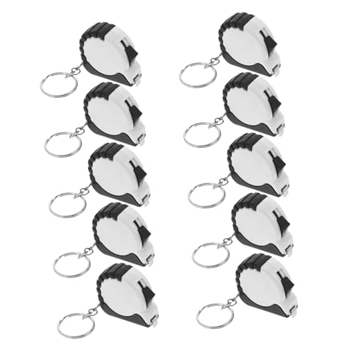 SEWACC Mini Steel Tape Measure Keychain Metric Pocket Tape Keyring Measure Lightweight Accurate Durable Construction