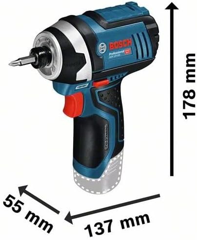 Bosch Professional 12V System Cordless Combi Drill GSB 12V-15 + Impact Driver GDR 12V-105 (incl. 2x2.0Ah Battery + Charger GAL 12V-40, in Bag)