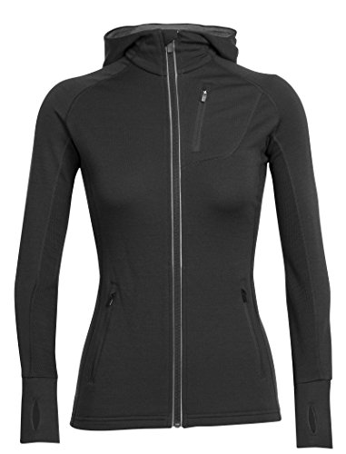 Preisvergleich Produktbild Icebreaker Damen Kapuzenjacke Quantum, black, M, 101466001