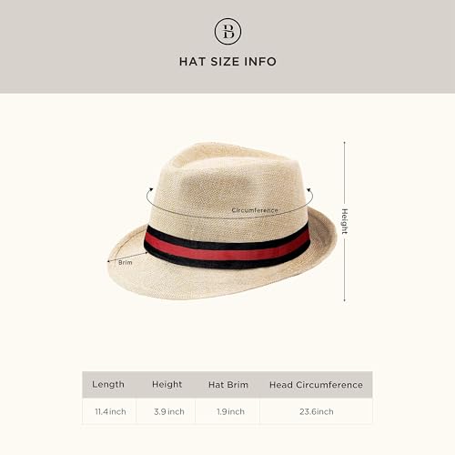 Image of BABEYOND 1920s Mens Gatsby Gangster Accessories Set Panama Hat Suspender Bow Tie