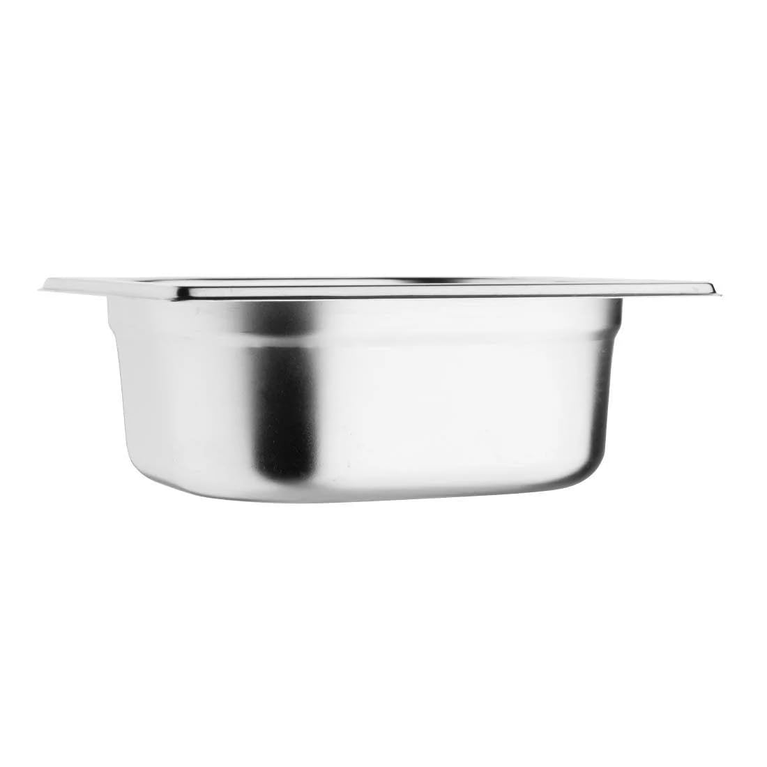 Vogue, Gastronorm, contenitore per alimenti misura 1/6, in acciaio inox, profondità 65 mm