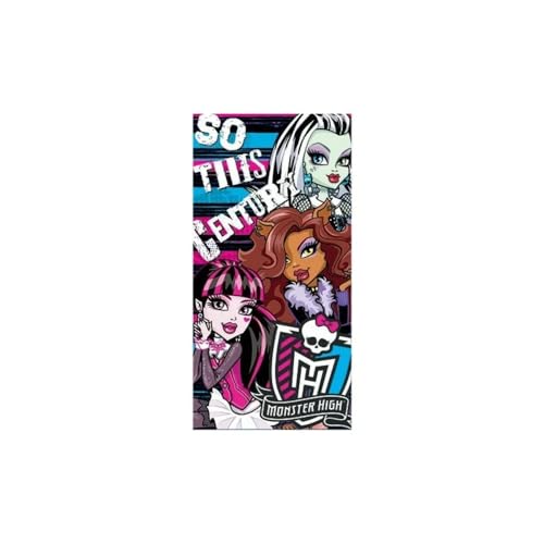 arlis Drap de Plage Monster High - Serviette de Monster High 140 X 70 Cm en Coton (Serviette de Bain Monster High) (140_x_70_cm, Monster High - C)