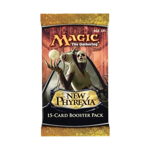 1 (0ne) Pack of Magic the Gathering: MTG New Phyrexia Booster Pack (15 Cards/Pack)