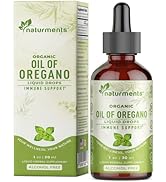 Naturments Oregano Oil Drops for Immune Support & Gut Health. Vegan, Non-GMO, Sugar Free & Gluten...