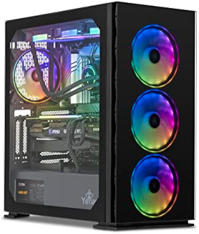 YEYIAN Yari X24 Gaming PC Computer, Intel 12th Gen Alder Lake i7-12700KF 12-Core 3.6GHz, GeForce RTX 3070 Ti 8GB GDDR6X, 1TB NVMe Gen 4 SSD, 2TB 3.5” HDD, 32GB DDR5 4800MHz, 240mm AIO, WiFi 6, BT 5.2