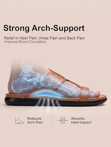 Image of Kolhapuri & Puneri Ethnic Chappal With Super Soft Cushioned Footbed|Ortho & Doctor Comfortable Lightweight Anti-Slip Sole Slipper|Traditional Stylish Ethnic Sandal for MenBB1069
