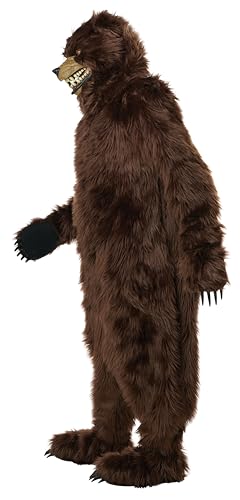California Costumes: Deluxe Grizzly Bear Costume with Moveable Jaw Mask3