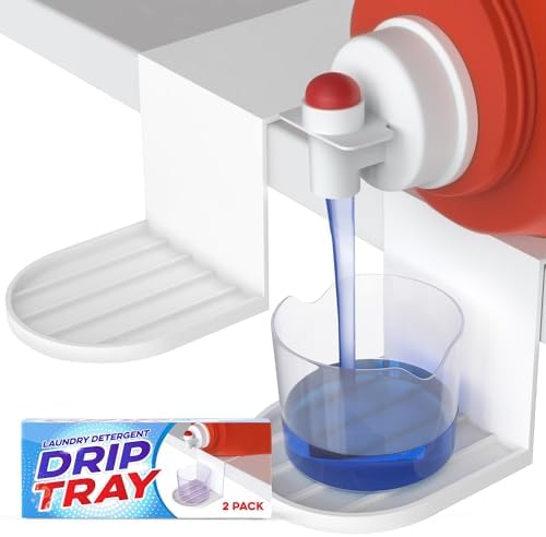 IMPRESA Laundry Detergent Cup Holder & Laundry Drip Catcher - 2-P...