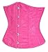 YUNAR Women Cottage Core Fancy Waist Trimmer Cincher Fashion Corset Belt (Hot Pink, S)