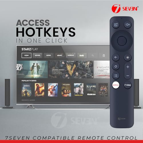 Image of 7SEVEN Compatible with Oneplus Smart Tv Remote Control Suitable for one Plus 4K UHD QLED 1+ Android Television Without Voice Command - Match Remotes Keys Exactly with Existing Original Remote