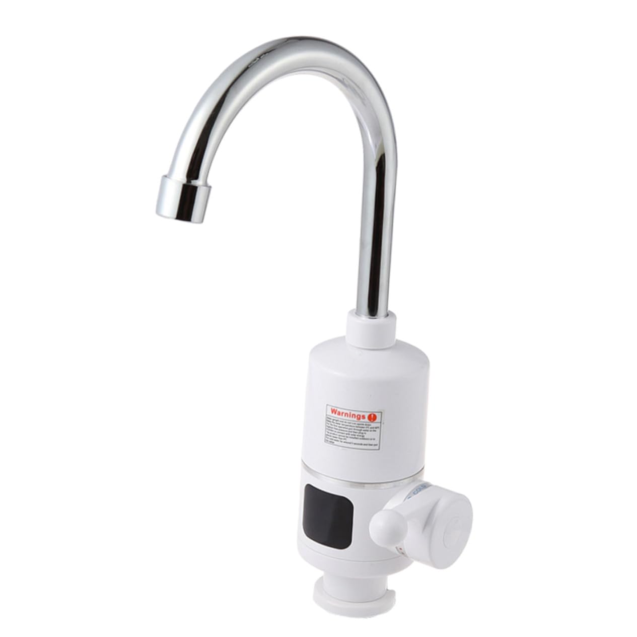 Robinet chauffe-eau instantané en acier inoxydable SHINEOFI avec mitigeur et affichage digital
