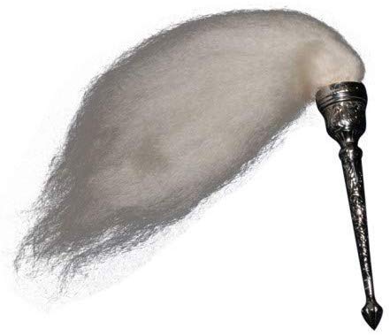 finaldeals Chaur Sahib Chawar Chavar Sahib for Guru Granth Sahib Sacred Fly Whisk Fan Whisk Chanwar Sahab for Mandir & Gurudwara