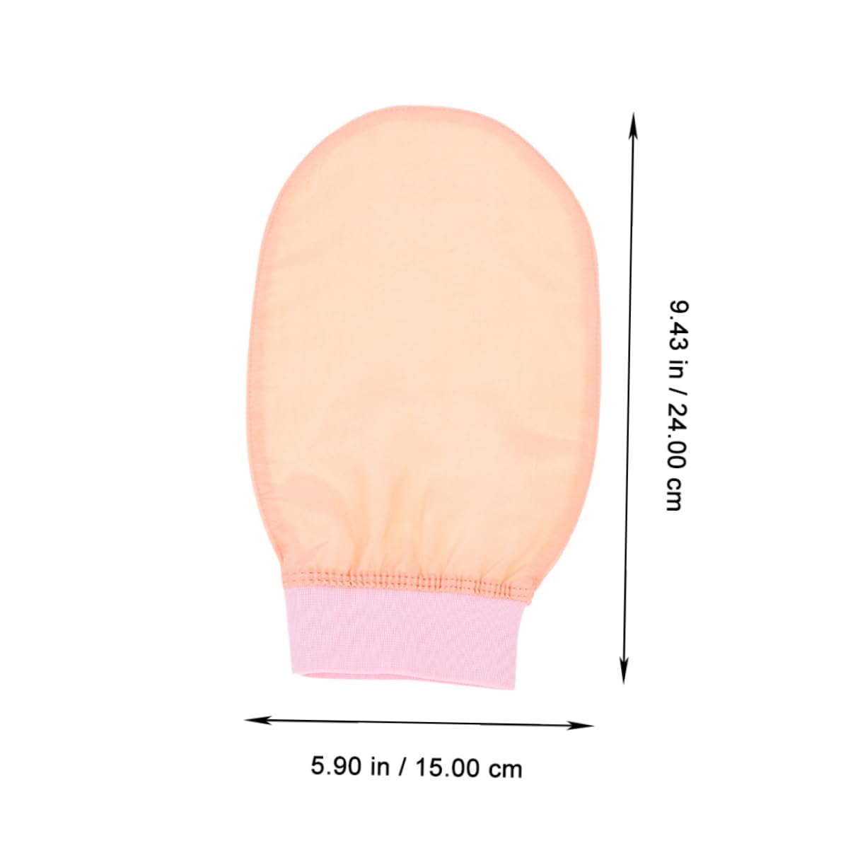 Baluue 6stücke Exfolierende Handschuhe Für Hautreinigung Wiederverwendbare Bad-handschuhe Für Sanftes Peeling Und Massage Für Körper Und Gesicht Rosa Lotus