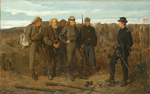 Impresión en lienzo de Winslow Homer por PSVDCTOO, arte fino de 60x90cm para despachos elegantes