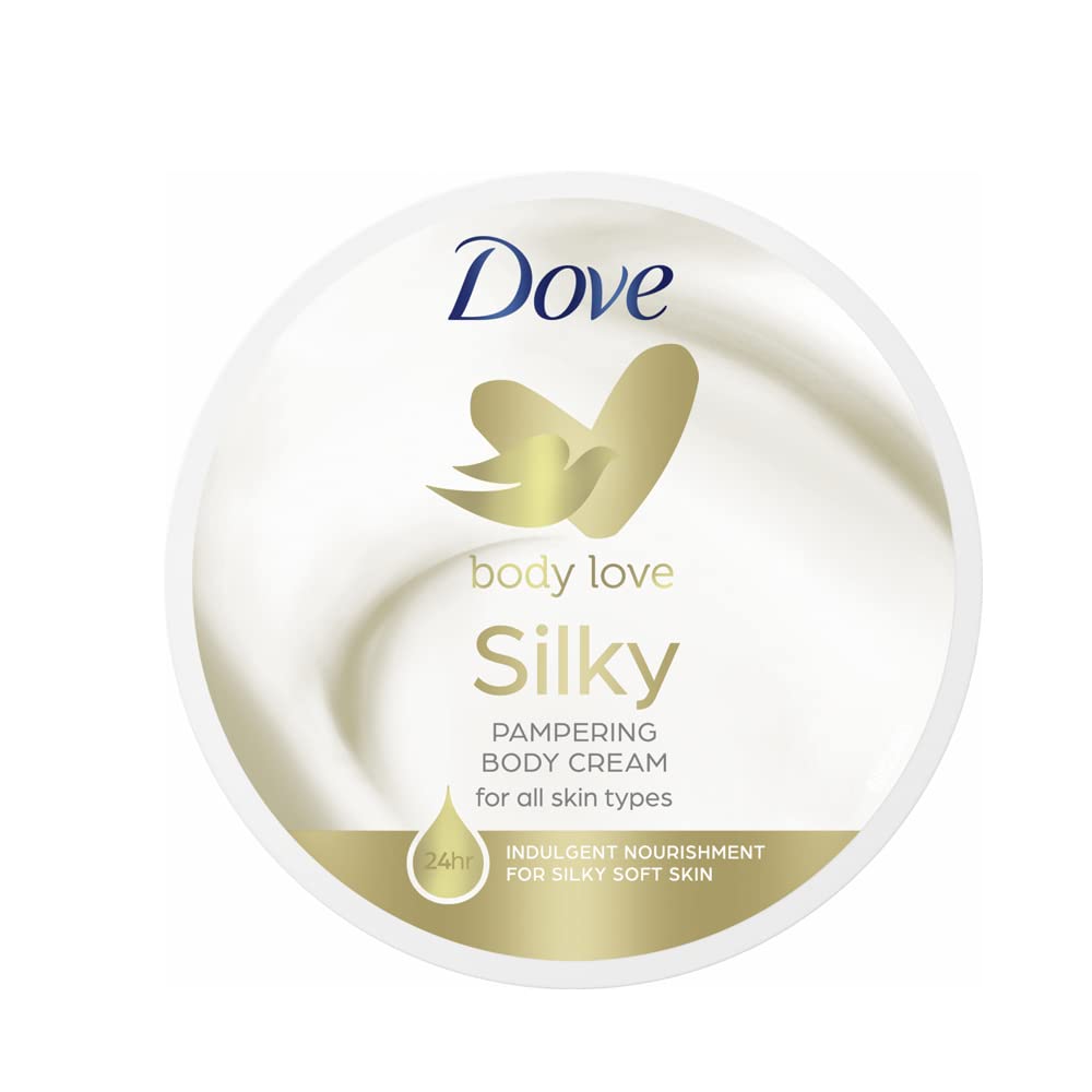 Dove Silky Nourishing Body Cream 300 ml jedwabisty krem nawilżający do ciała, 300 ml