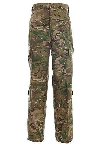 LANBAOSI Men Tactical Combat Pants Multicam Military Lightweight Cargo Pants Outdoor Airsoft Hunting ACU Camo Trousers