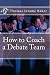 How to Coach a Debate Team (Volume 1)